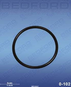 Graco 156-641 Bedford 0-102 O-Ring, Buna (at bottom of cylinder)