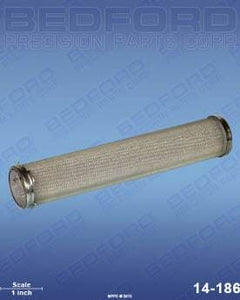 Graco 167-026 Bedford 14-186 Outlet Filter Element (100 mesh, long, SST) (1587579093027)