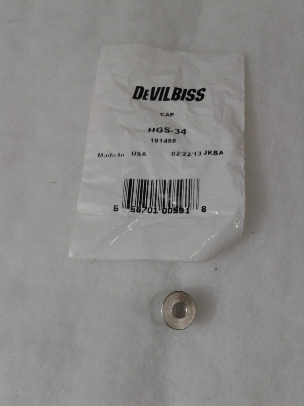 Devilbiss HGS-34 Cap