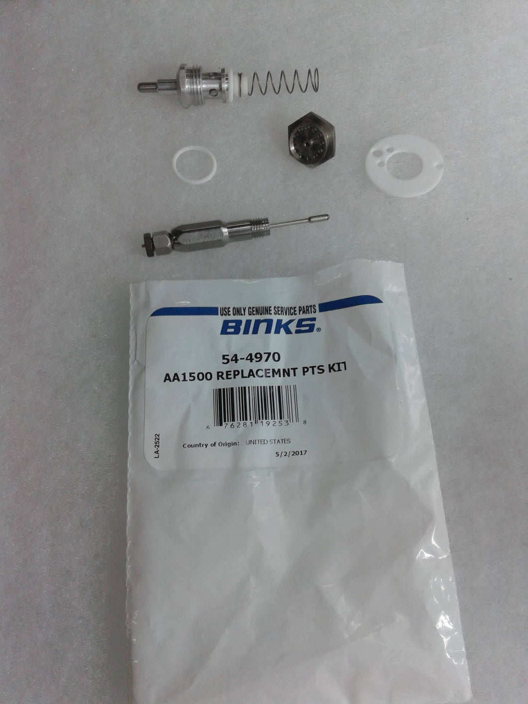 Binks 54-4970 AA1500 Replacement Part Kits