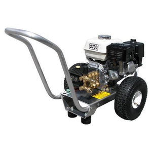 Pressure-Pro Eagle II 2700 PSI @ 3.0 GPM General Pump Direct Drive Gas Honda Engine Cold Water Pressure Washer - Cart