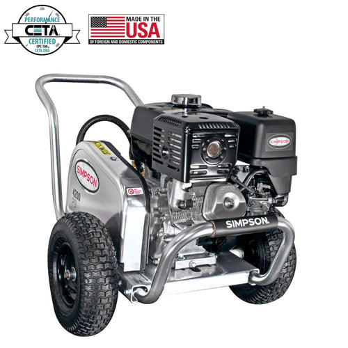 4200 PSI @ 4.0 GPM Cold Water Belt Drive Gas Pressure Washer by SIMPSON