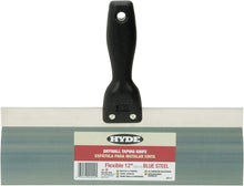 Load image into Gallery viewer, Hyde Tools 09214 12&quot; Value Series Taping Knife (Blue Steel Flat Back) - 1/ea
