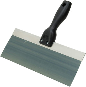 Hyde Tools 09214 12" Value Series Taping Knife (Blue Steel Flat Back) - 1/ea