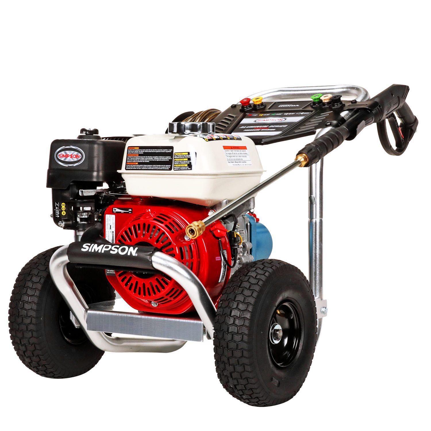 Simpson pressure washer 3400 deals psi 2.5 gpm