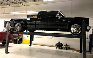 BendPak HDS14LSXE Limo Extended Alignment Lift w/ Turnplates & Slip Plates (14,000-lb. Capacity)