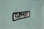 Clemco 23818 Apollo 600 Cape, Silver-Grey with Red Inner Collar