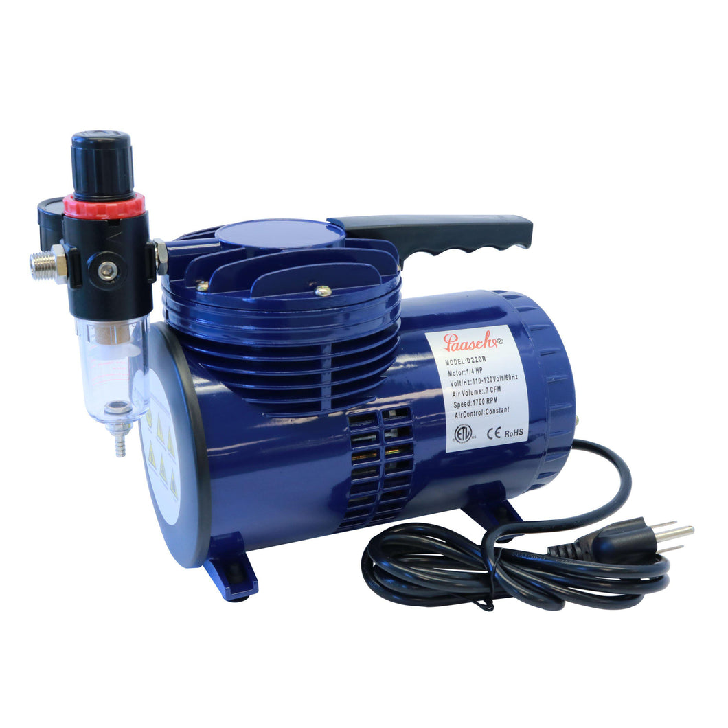 D220R 1/4 H.P. Oilless Diaphragm Compressor w/ Regulator