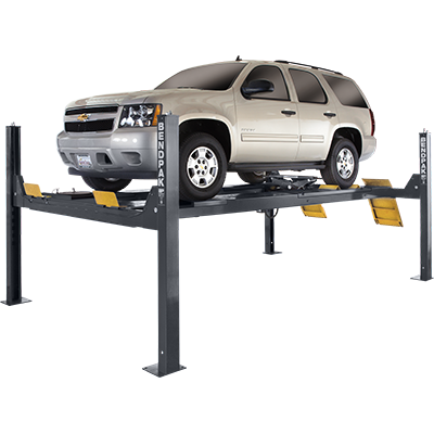 BendPak HDS14LSXE Limo Extended Alignment Lift w/ Turnplates & Slip Plates (14,000-lb. Capacity)