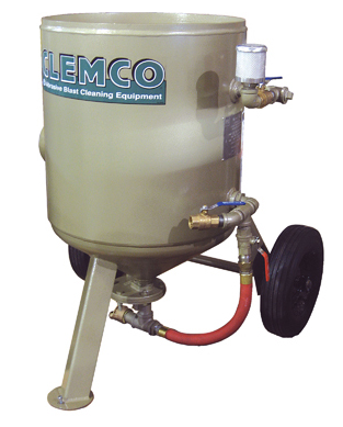 Clemco 6 cu ft w/ Lo-Pot Valve (LPV) Classic Blast Machine Model 2443 - Portable 1-1/4 inch Piping - Without Remote