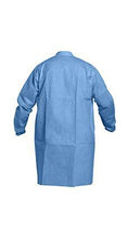 Load image into Gallery viewer, DuPont™ ProShield® 10 Labcoat - Knit Collar and Cuff - Frontsnap Closure - Serged Seams - Blue - XL - 30/Pack