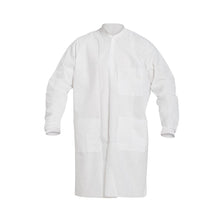 Load image into Gallery viewer, DuPont™ ProShield® 10 Labcoat - Knit Collar and Cuff - Frontsnap Closure - Serged Seams - White - 4X - 30/Pack