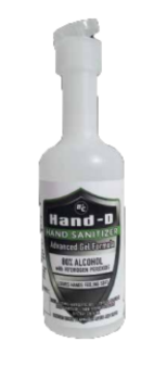 HAND D HAND SANITIZER GEL CLEAR 8-OZ Case of 9