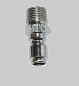 1/2" MPT Stainless Steel Plug - Hanson/Eaton Quick Connect