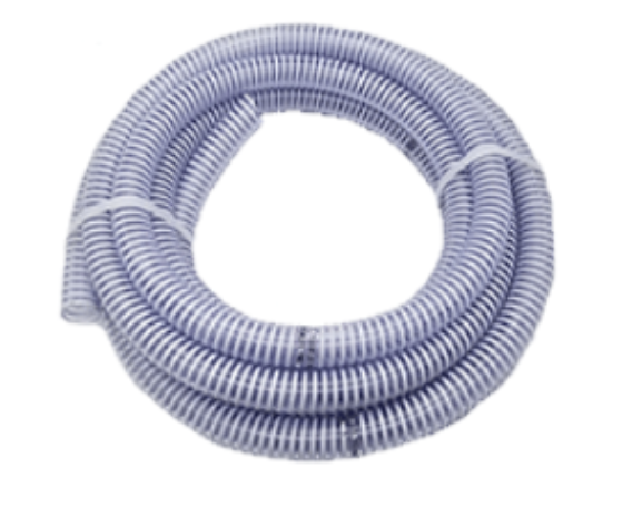 AG 3754 3/4”x 100’ PVC Clear/White Suction Hoses