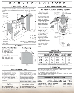 Clemco BNP 220  Pressure Blast Cabinet (Ergonomical Three Phase)