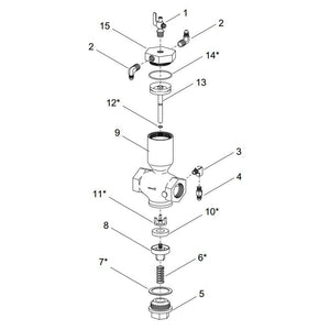 Clemco Service Kit - 1" Inlet valve