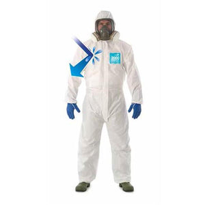 Ansell MICROCHEM® by AlphaTec™ 2000 COMFORT Coveralls with Hoods - XL - 25/Pack