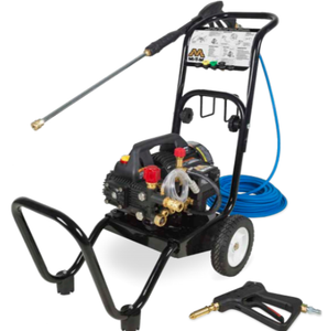 Mi-T-M 1400 PSI @ 1.5 GPM NEMA 5-15P Direct Drive Triplex Crankshaft  Pump  Cold Water  Electric  Portable Pressure Washer with  Mister Combination