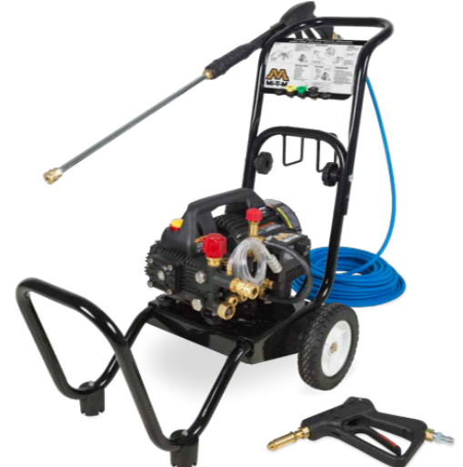 Mi-T-M 1400 PSI @ 1.5 GPM NEMA 5-15P Direct Drive Triplex Crankshaft  Pump  Cold Water  Electric  Portable Pressure Washer with  Mister Combination