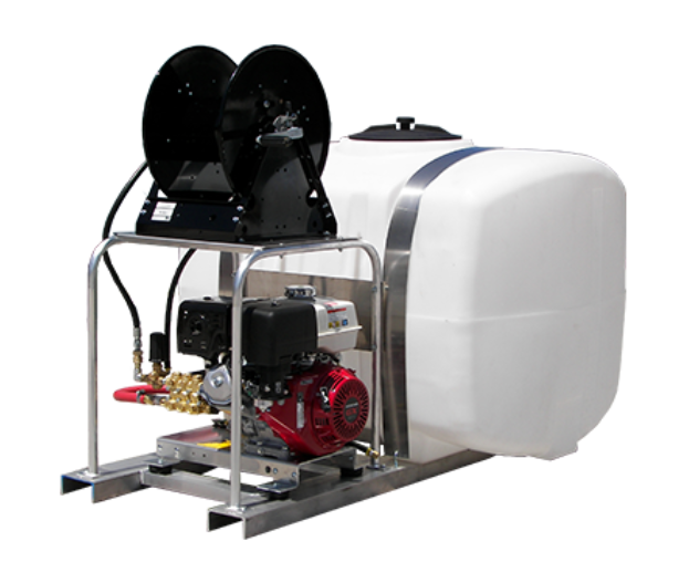 Pressure-Pro Pro-Skid Series 4000 PSI @ 4.0 GPM General Pump Honda Engine Direct Drive Cold Water Gas Pressure Washer