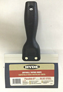 Hyde Tools 09211 6" Value Series™ Taping Knife (Blue Steel Flat Back)