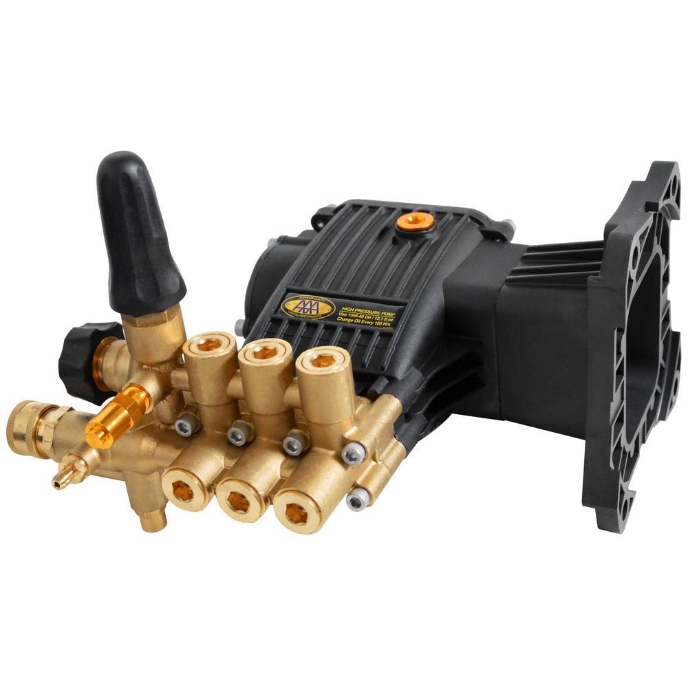 SIMPSON® 10.0GA13 3,800 psi 3.5 GPM AAA Triplex Plunger Horizontal Pump with Brass Head and Powerboost Technology