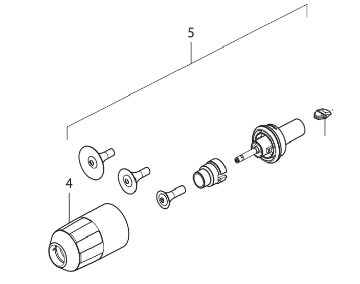 Wagner 2322493 PEM X1 Electrode Holder R w/ Nozzle